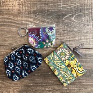 Vera Bradley coin purses